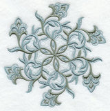 Frosty Floral Snowflake