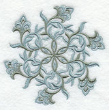 Frosty Floral Snowflake