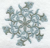 Frosty Floral Snowflake