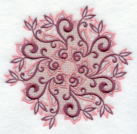 Swirls and Whirls Snowflake