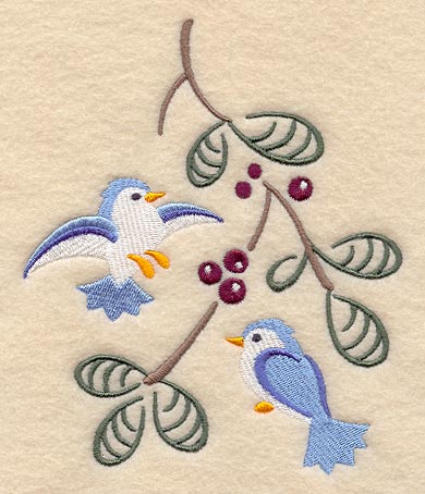 Graceful Baby Blues and Berries