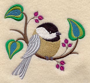 Perching Pretty Chickadee