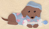 Dachshund in Pajamas