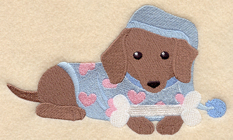 Dachshund in Pajamas