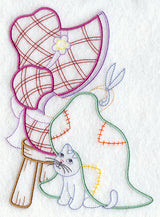 Sunbonnet Sue Mends a Quilt