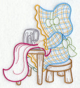 Sunbonnet Sue and Sewing Machine