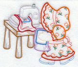 Sunbonnet Sue and Embroidery Machine