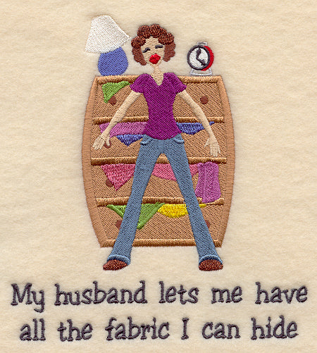 All the Fabric I Can Hide