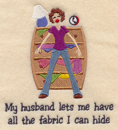 All the Fabric I Can Hide