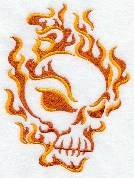 Flaming Skull