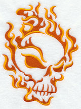 Flaming Skull