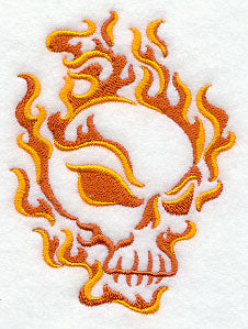 Flaming Skull