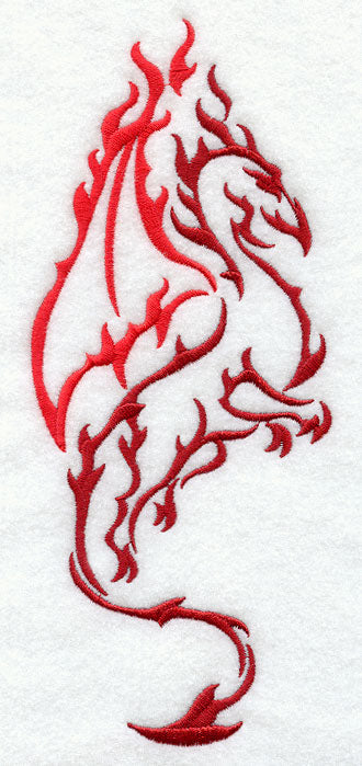 Flaming Dragon Border