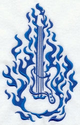 Flaming Guitar