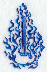 Flaming Guitar
