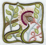 Art Nouveau Floral Square 1
