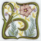 Art Nouveau Floral Square 3