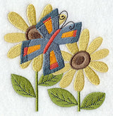 Butterfly and Flower Pair