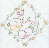 Bunny and Vegetables (Vintage)