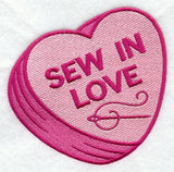 Sew In Love Conversation Heart