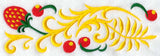 Strawberry Swirl Border