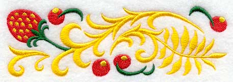 Strawberry Swirl Border