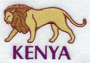 Lion and Kenya