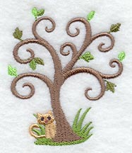 Curious Kitty and Tree