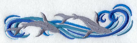 Fin-tastic Sharks Border