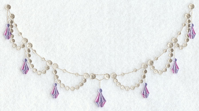 Jewels and Beads Neckline (Crewneck)