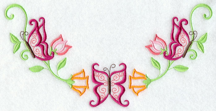 Bold Butterflies Neckline (Crewneck)