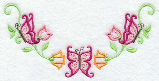 Bold Butterflies Neckline (Crewneck)