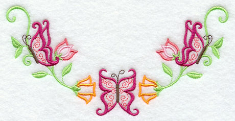 Bold Butterflies Neckline (Crewneck)