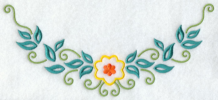 Floral Fashion Neckline (Crewneck)