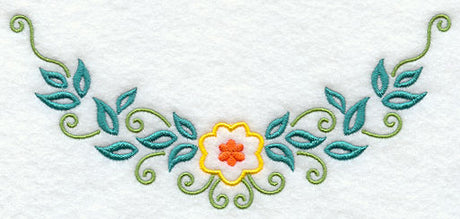 Floral Fashion Neckline (Crewneck)