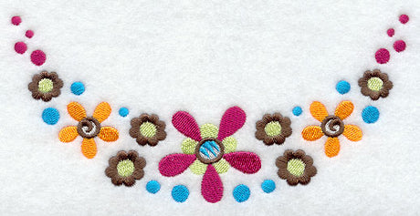 Funky Flowers Neckline (Crewneck)