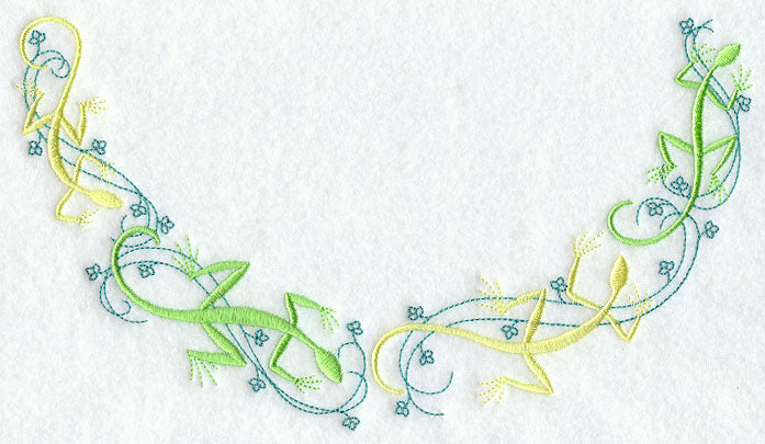 Leaping Lizards Neckline (Crewneck)