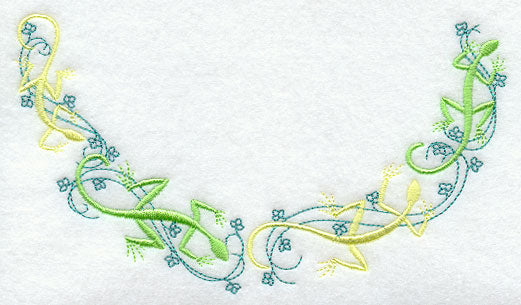 Leaping Lizards Neckline (Crewneck)