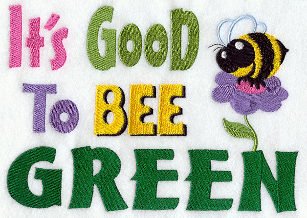 It's Good to Bee Green