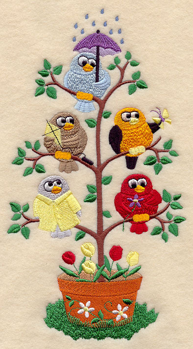 Spring Showers and Flowers Tweet