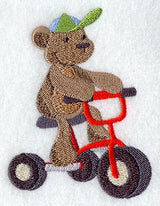 Tricycling Bear