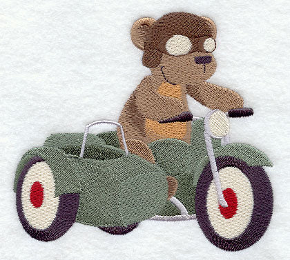 Motorcycling Bear