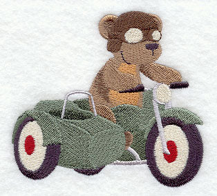 Motorcycling Bear