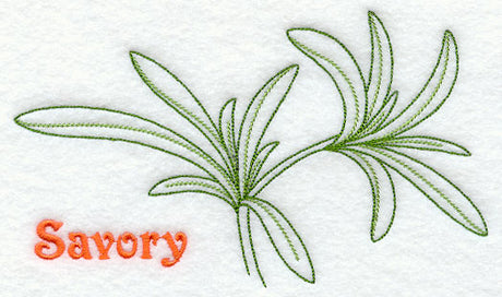 Savory (Redwork)