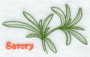 Savory (Redwork)