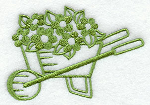 Simply Spring Wheelbarrow