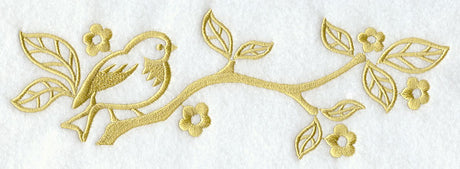 Simply Bird and Blossoms Border