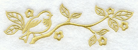 Simply Bird and Blossoms Border