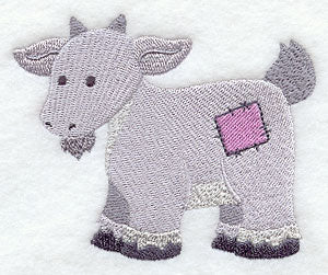 Primitive Patchwork Goat