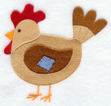 Primitive Patchwork Chicken